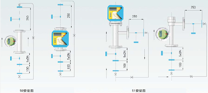 高溫型金屬浮子流量計(jì)安裝要求